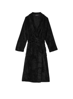 Халат Plush Long Robe Black