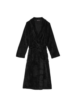 Халат Plush Long Robe Black