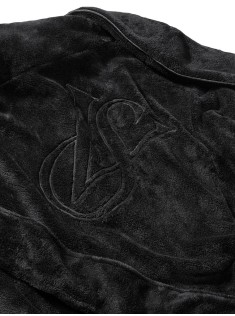 Халат Plush Long Robe Black
