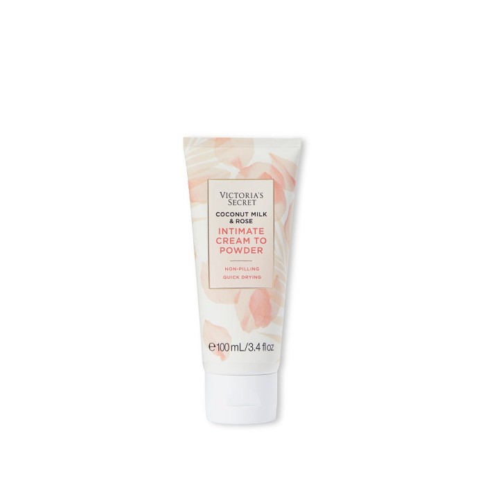 Крем-пудра для інтимної гігієни Coconut Milk & Rose Intimate Cream to Powder