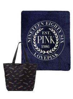 Набір Сумка+Плед Tote Bag+Cozy Blanket PINK