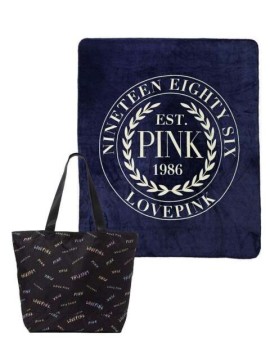 Набір Сумка+Плед Tote Bag+Cozy Blanket PINK