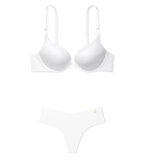 Комплект белья Victoria’s Secret Bombshell Very Sexy push-up bra White Set