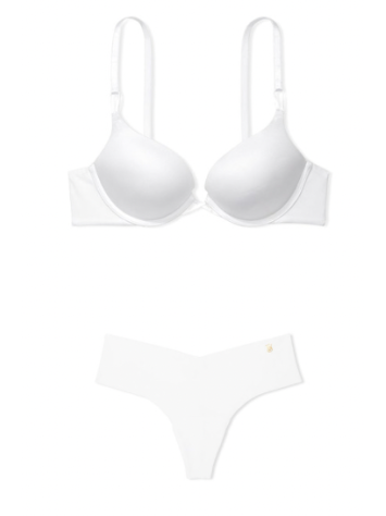 Комплект білизни Victoria's Secret Bombshell Very Sexy push-up bra White Set