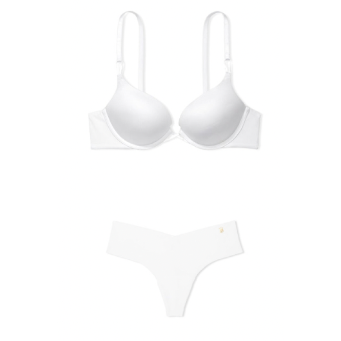 Комплект білизни Victoria's Secret Bombshell Very Sexy push-up bra White Set
