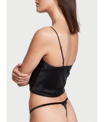 Комплект білизни Victoria Secret Low Cut Demi Lace Black Set