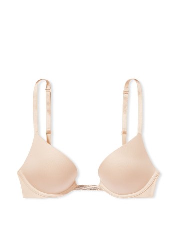 Бюстгальтер BARE Plunge Convertible Shine Bra Beige