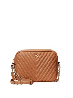 Сумка The Victoria Top Zip crossbody Caramel