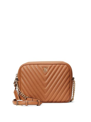 Сумка The Victoria Top Zip crossbody Caramel