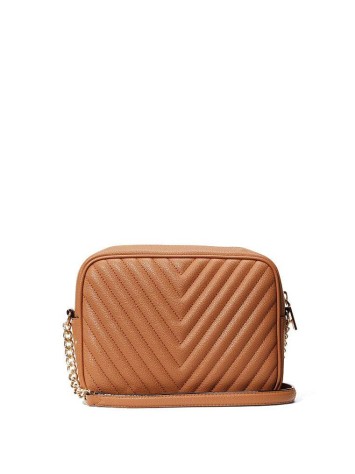 Сумка The Victoria Top Zip crossbody Caramel