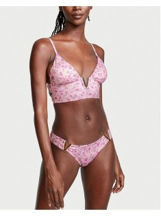 Купальник V-hardware Bralette Swim Pink Flower Print Set