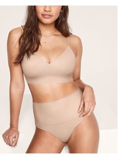Трусики стрінги No Show PINK Seamless Shape Thong Beige