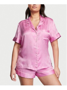 Піжама Satin Short Pajama Set Lilac Chiffon