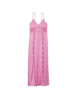 Пеньюар Lace-Inset Long Slip Lilac Chiffon