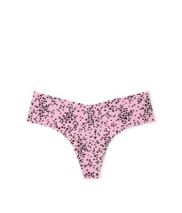 Трусики No-Show Thong Panty Pink Heart Dot Print