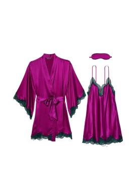 Подарочный набор 3-Piece Silk Gift Set Dark Purple