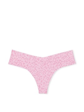 Трусики No Show Thong Panty Pink Leopard