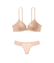 Комплект Victoria's Secret Dream Angels Bra Beige Shimmer Set