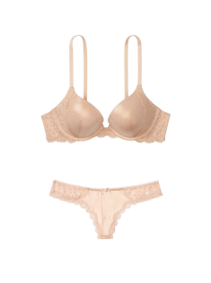 Комплект Victoria's Secret Dream Angels Bra Beige Shimmer Set