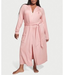 Халат Modal Terry Hooded Long Robe Pink