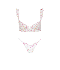 Комплект VS For LOVE & LEMONS Blooms Underwire Bra Set