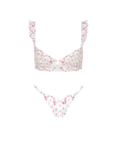 Комплект VS For LOVE & LEMONS Blooms Underwire Bra Set