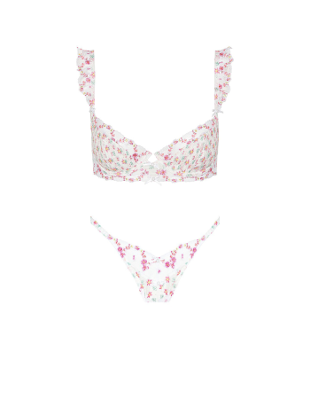 Комплект VS For LOVE & LEMONS Blooms Underwire Bra Set