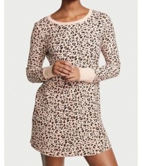 Ночная рубашка Victoria’s Secret Thermal Sleepshirt Leopard
