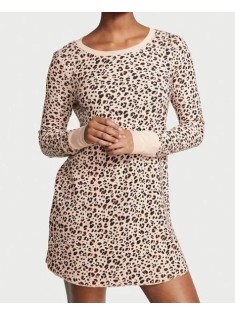 Нічна сорочка Victoria's Secret Thermal Sleepshirt Leopard