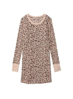 Нічна сорочка Victoria's Secret Thermal Sleepshirt Leopard