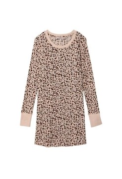 Нічна сорочка Victoria's Secret Thermal Sleepshirt Leopard