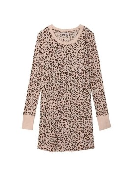 Ночная рубашка Victoria’s Secret Thermal Sleepshirt Leopard