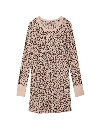 Нічна сорочка Victoria's Secret Thermal Sleepshirt Leopard