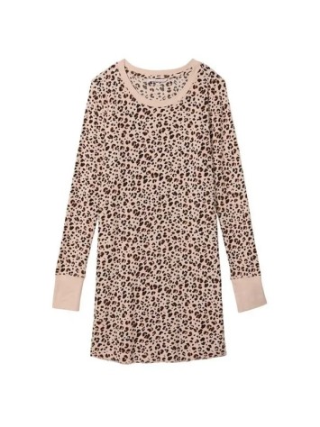 Нічна сорочка Victoria's Secret Thermal Sleepshirt Leopard