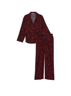 Піжама Flannel Long Pj set Red Mini hearts