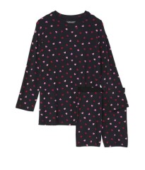 Піжама Black Modal Pajama set Hearts print