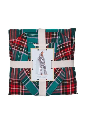 Піжама Flannel Long Pj set Bright tartan plaid