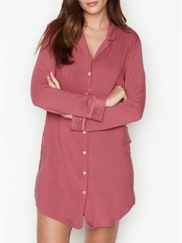 Нічна сорочка Heavenly by Victoria Supersoft Modal Sleepshirt Lady pink