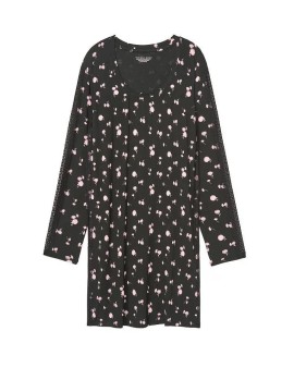 Ночная рубашка Modal Supersoft Sleepshirt Black Floral
