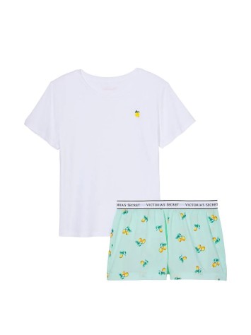Пижама Tee-jama Cotton Short PJ Set Lemon print