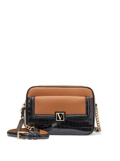 Крос-боді The Victoria Top Zip Shoulder Bag Croc Colorblock