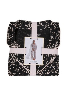 Піжама Modal Long Pajama Set Mini Black Heart