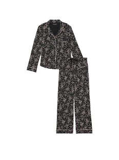 Пижама Modal Long Pajama Set Mini Black Heart