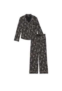Піжама Modal Long Pajama Set Mini Black Heart