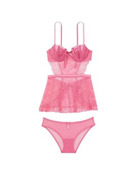 Пеньюар Victoria Secret Viry Sexy Wicked Babydoll So Rose