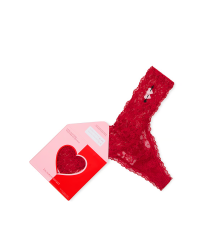 Трусики Lacie Valentine Boxed Thong Panty Lipstick