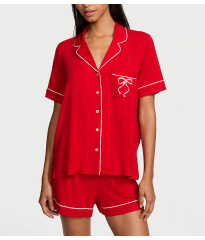 Піжама Modal Soft Short Pajama Set Lipstick