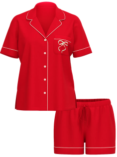 Пижама Modal Soft Short Pajama Set Lipstick