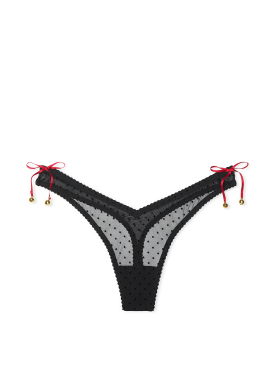 Трусики Jingle Bells Mesh Thong Panty