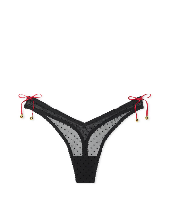 Трусики Jingle Bells Mesh Thong Panty
